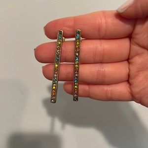 Colorful bar earrings